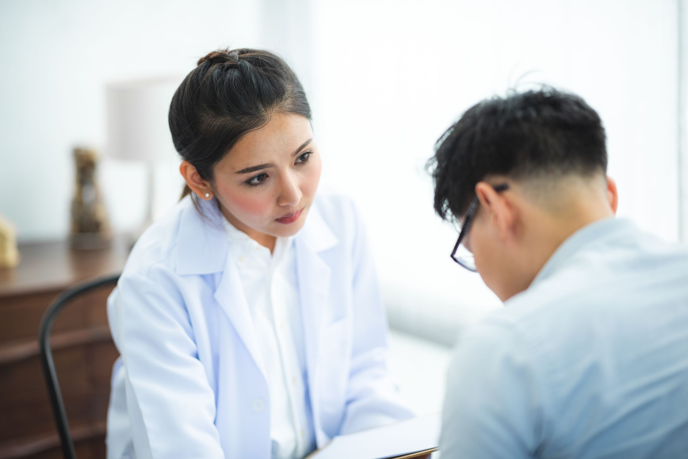 Doctor in a consultation with a patient